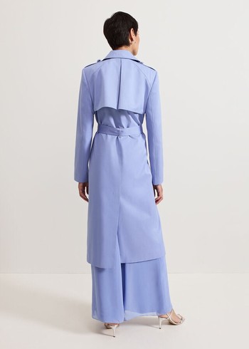 Phase Eight Cheryl Trench Coats Blue Canada | SEIPHT-652